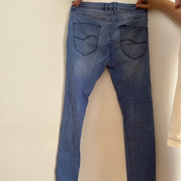 Vintage Lee Denim Skinny Skater Jeans - Picture 3 of 3